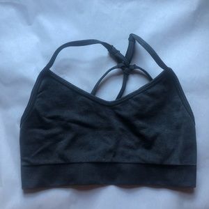 ❤️Aerie Offline Charcoal Grey Bralette Crisscross Back Size M